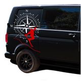 Kompas autocollant pour voiture et caravane