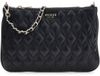 GUESS Maxine Quilted Flat Pouch Handtas Zwart