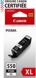 Canon PGI-550XL inktpatroon, zwart, hoge capaciteit, geschikt voor IP7250, MG5450, MG6350