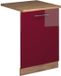 Vicco Fame-Line Vaatwasserfrontpaneel – 60 cm, WB Eik Bordeauxrode hoogglans