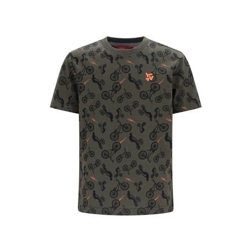 TYGO & vito jersey T-shirt olijfgroen