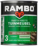 Rambo Pantserbeits Tuinmeubel Transparant Zijdemat - 2.25L - Greywash