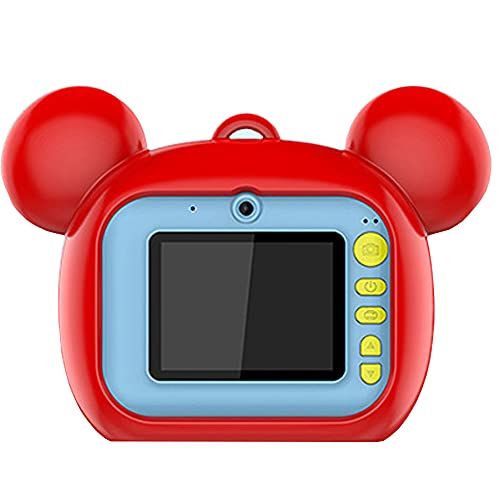 ZTBGY Draagbare kindercamera, fotoprinter Kids Instant Print Digitale Camera met Selfie Video Camera met 2,0 Inch scherm en TF-kaart, 1080P HD Video Recorder voor Meisjes Jongens Geschenken Speelgoed (32G, blauw)