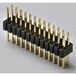 Conrad TC-2506266 connecteur de câble 2 x 20 broches Noir, Métallique