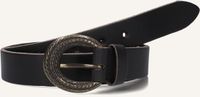 Elvy Riemen 30315 Zwart Leer Vrouwen Maat 75