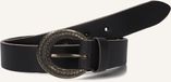 Elvy Riemen 30315 Zwart Leer Vrouwen Maat 75