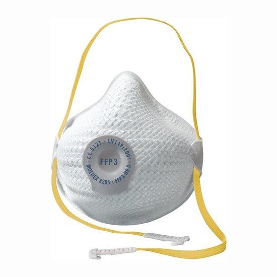 Moldex ademmasker AIR 325501 FFP3 / V NR D met uitademventiel opvouwbaar