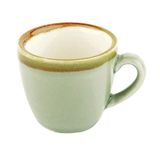 Olympia Kiln Espressokopjes 85 ml (set van 6), moskleurig verglaasd porselein, chipbestendig, magnetron-/vaatwasmachinebestendig