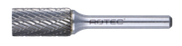 Rotec Opti-Line Hm-Stiftfrees | Model A | Z6 | Kruisvertand | Ø9,6x19x64xØ6 - 445.01.1001