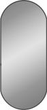 vidaXL Wandspiegel - 70x30 cm - Zwart