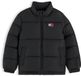 Tommy Hilfiger Kinderen Pufferjas Zwart Unisex Polyester 100% Lange Mouw Rits Kort Geen zakken Casual Herfst/Winter 2026
