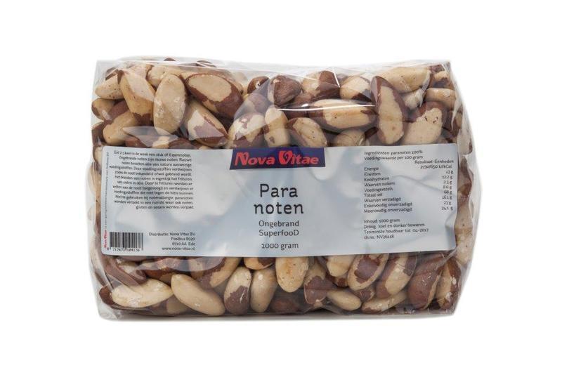 Nova Vitae Paranoten ongebrand raw 1000 G