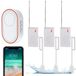 Détecteur de fuite d'eau WiFi - 3 capteurs - Hub intelligent - 110 dB - Application
