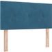 vidaXL Hoofdbord Donkerblauw Fluweel 80 cm