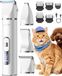 Tondeuse à cheveux pour chats et chiens - 3 vitesses - 7000 tr/min - étanche IPX7 - rechargeable via USB-C - avec 5 sabots