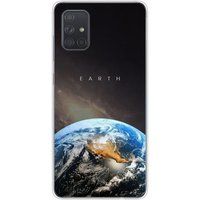 Samsung Galaxy A51 Earth Bedrukt siliconen hoesje