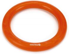 Beeztees rubber ring massief oranje 15 cm oranje