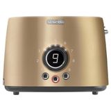 Sencor STS 6057CH grille-pain 2 tranche(s) 1000 W Noir, Brun, Acier inoxydable