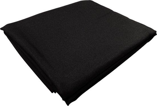 Stof Lovely CASA Tafelkleed Nelson zwart 145 x 300 cm Polyester