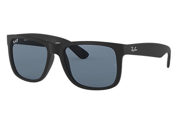 Ray-Ban Justin Classic Polarized Zonnebril - Zwart - Blauw - Unisex