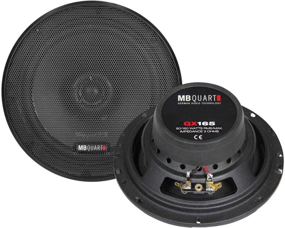 MB Quart QX-165 16,5cm 80 Watt RMS 3 ohm 2-weg speakerset