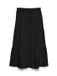 Vero Moda VMDICTHE Lange Rok Zwart Biologisch Katoen High Waist