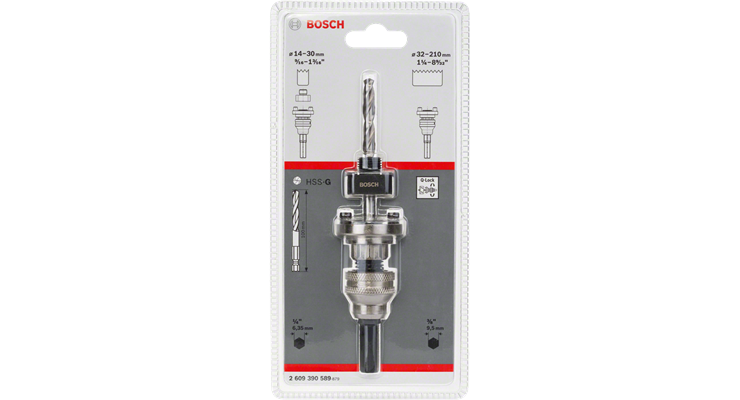 Bosch Q-Lock-adapter met zeskantaansluiting