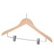 García de Pou 165.46 - Antidiefstal Hangers Met Clips 44,5X1,2X24,5 Cm Natuurlijk Hout - 6 eenheden