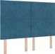 vidaXL Hoofdbord Donkerblauw Fluweel 160 cm