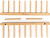 Merkloos Plaat-Deksel Rack Houder Organizer met 8 Slots bordenrek
