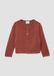 s.Oliver Gebreid vest roestrood