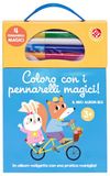 Coloro con i pennarelli magici 3+. Il mio album blu. Ediz. illustrata. Con pennarelli