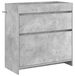 Gris béton Armoire sous lavabo 78,5 x 37,5 x 81 cm