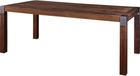 MASSIVMOEBEL24.DE AMSTERDAM #14 table à manger brun laqué bois de manguier massif 180x95x76 cm