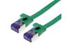 Value FTP patchkabel, Cat.6A (Class EA), extra plat, groen, 3 m