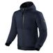 Revit Oakwood Sweat à capuche moto, bleu foncé, M