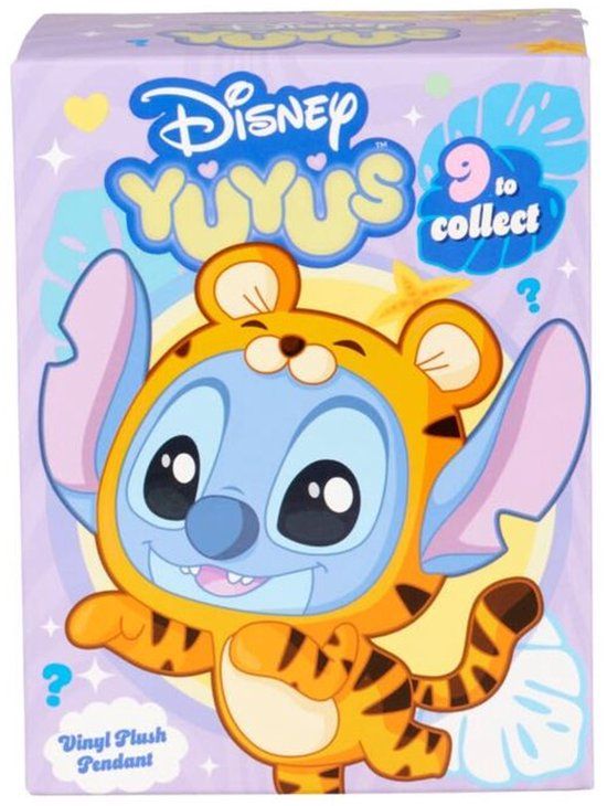 Simba Toys Disney YUYUS Stitch verzamelfiguur met sleutelhanger 12cm