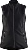 Blåkläder 3851 Dames Softshell Bodywarmer Zwart/Donkergrijs