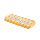 Wintem Vorm van ABS voor 10 vierkante ravioli, 27 x 11 cm