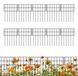 Acier inoxydable Clôture de jardin 10 Pièces pour extérieur