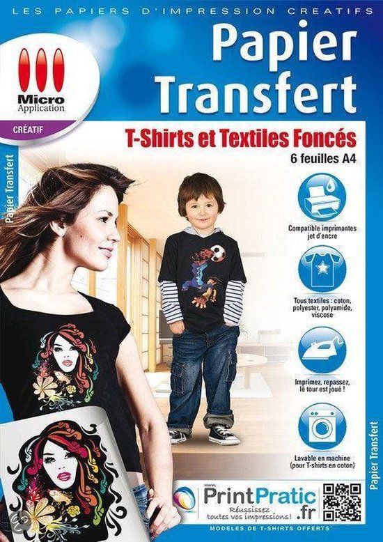 Micro Application Papier transfert pour textiles de couleur (6) 2880 dpi