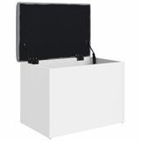 vidaXL Opbergbank Wit 62x42x45 cm Bewerkt Hout