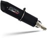 Gpr Exhaust Systems Furore Nero / Noir mat Honda Xr 650 L 1993-2023 Db Killer Silencieux homologué avec tuyau de liaison Argent Homologué