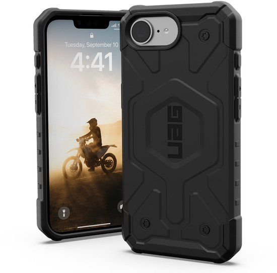Urban Armor Gear UAG Pathfinder MagSafe Hoesje voor Apple iPhone 16e - Zwart