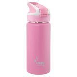Laken Summit Herbruikbare thermosfles van roestvrij staal met automatische sluiting en veiligheidssluiting, 350, 500, 750 ml (0,5, roze)