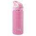 Laken Summit Herbruikbare thermosfles van roestvrij staal met automatische sluiting en veiligheidssluiting, 350, 500, 750 ml (0,5, roze)