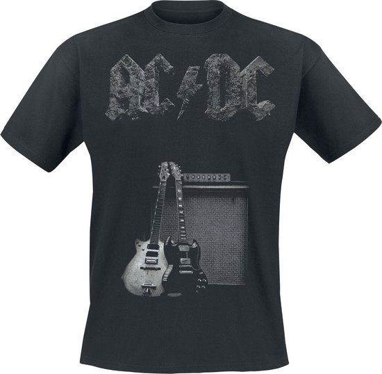 AC/DC In Rock We Trust Heren T-shirt - zwart - 4XL