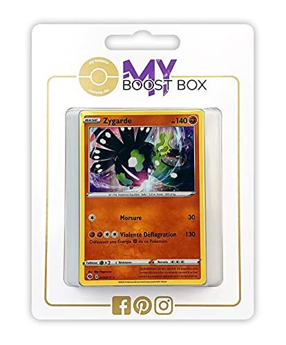 my-booster Zygarde 28/73 Holo – Myboost X zwaard en schild 3,5 – de weg van de meester – set met 10 Franse Pokémonkaarten