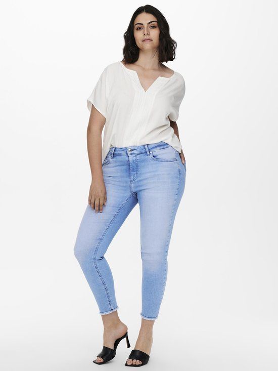 ONLY CARWILLY Jeans - Light Blue Denim - Women's Size L (46)
