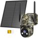 Merkloos Wildcamera 4G - Solar beveiligingscamera - SIM-kaart - 2K - Ip66 - Zwart